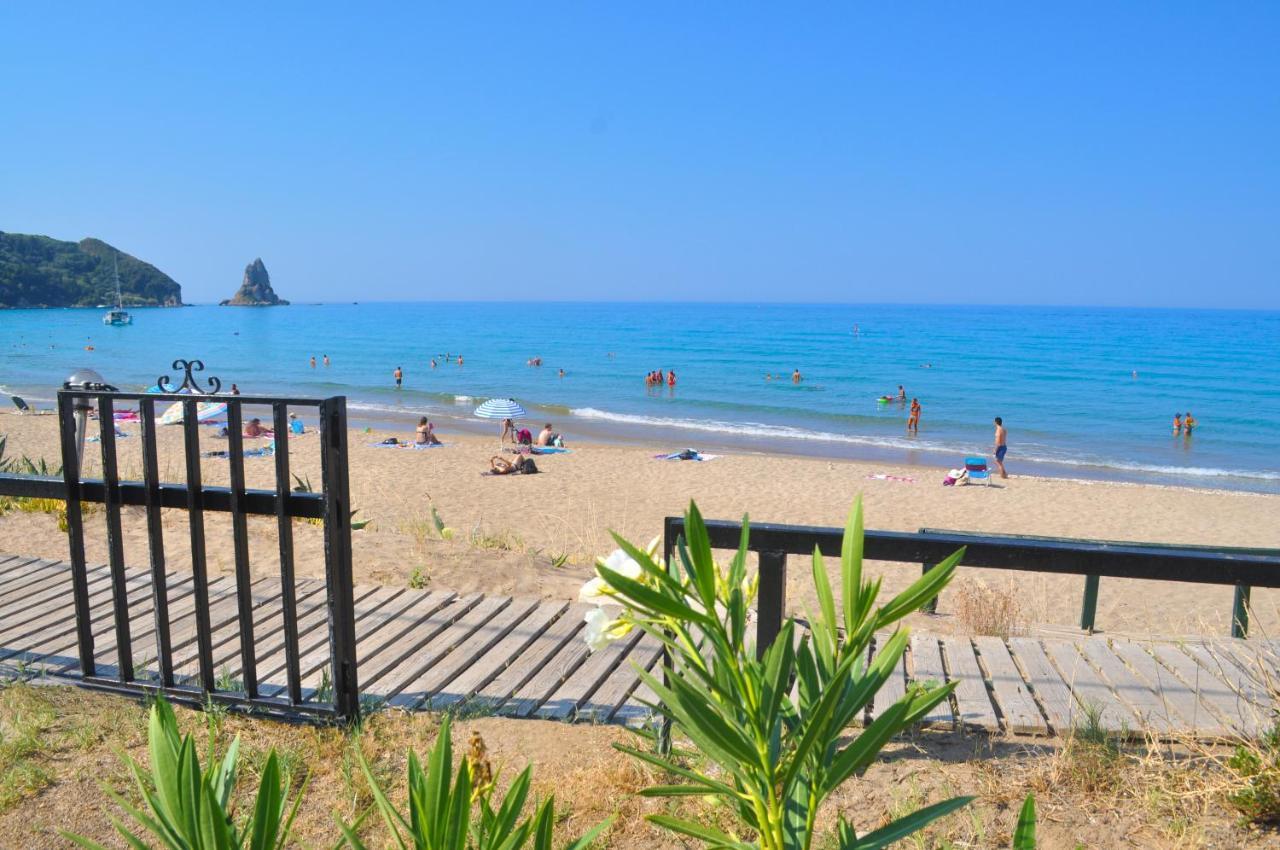 Beach House Yannis 3 In Agios Gordios Beach On Corfu ภายนอก รูปภาพ