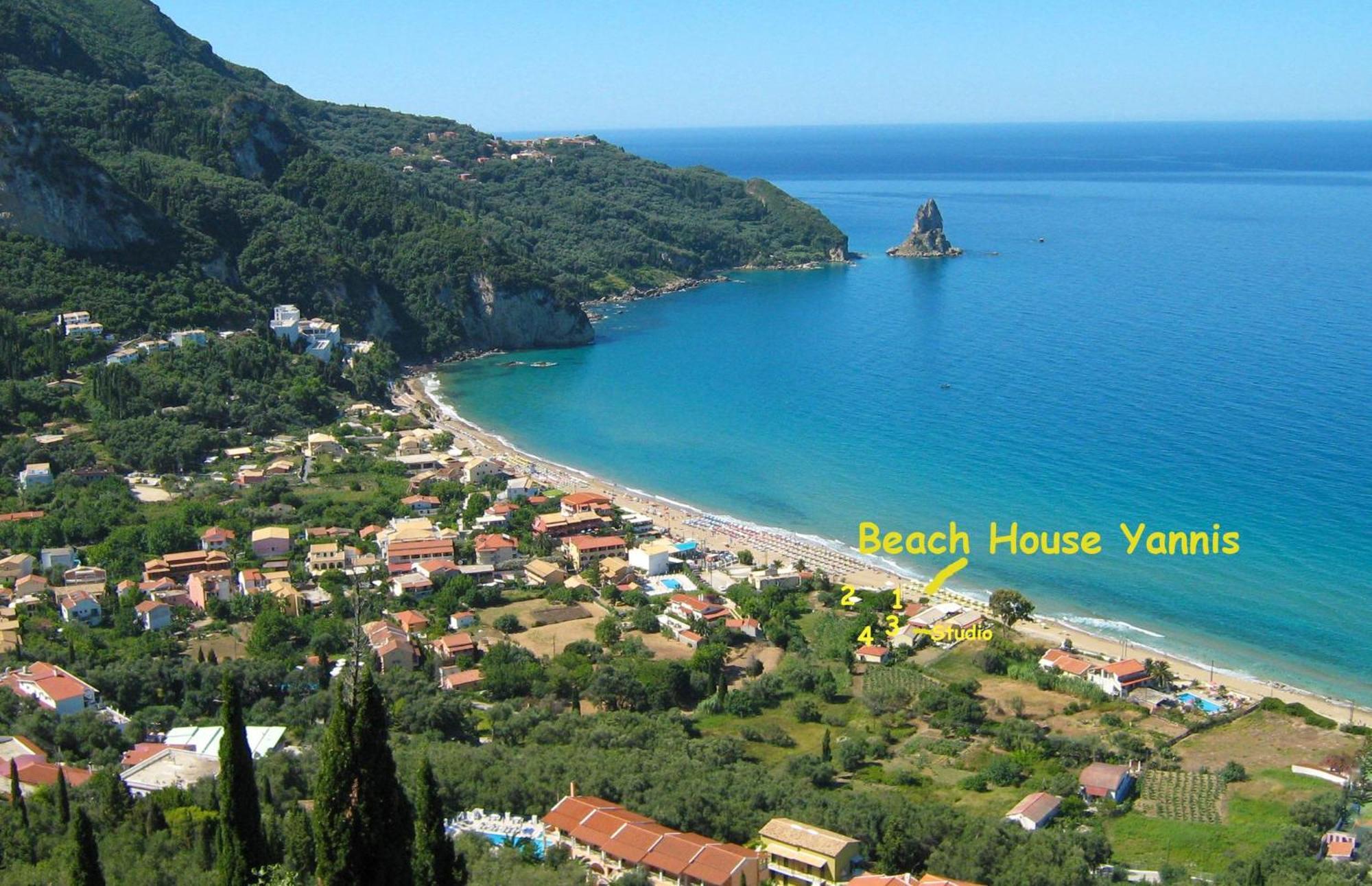 Beach House Yannis 3 In Agios Gordios Beach On Corfu ภายนอก รูปภาพ